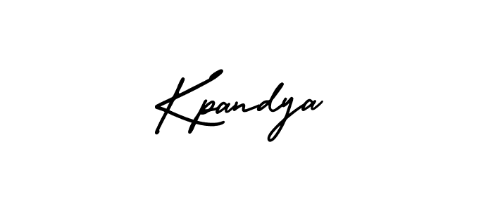 Similarly AmerikaSignatureDemo-Regular is the best handwritten signature design. Signature creator online .You can use it as an online autograph creator for name Kpandya. Kpandya signature style 3 images and pictures png