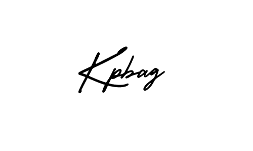 The best way (AmerikaSignatureDemo-Regular) to make a short signature is to pick only two or three words in your name. The name Kpbag include a total of six letters. For converting this name. Kpbag signature style 3 images and pictures png