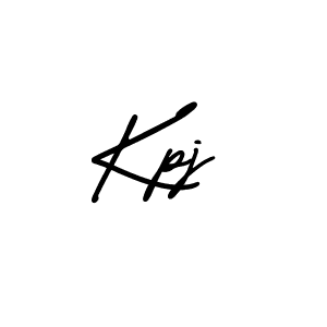 Use a signature maker to create a handwritten signature online. With this signature software, you can design (AmerikaSignatureDemo-Regular) your own signature for name Kpj. Kpj signature style 3 images and pictures png