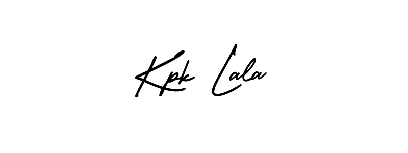 It looks lik you need a new signature style for name Kpk Lala. Design unique handwritten (AmerikaSignatureDemo-Regular) signature with our free signature maker in just a few clicks. Kpk Lala signature style 3 images and pictures png