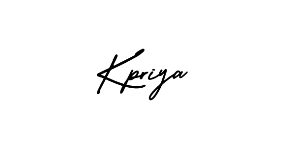 Make a beautiful signature design for name Kpriya. With this signature (AmerikaSignatureDemo-Regular) style, you can create a handwritten signature for free. Kpriya signature style 3 images and pictures png
