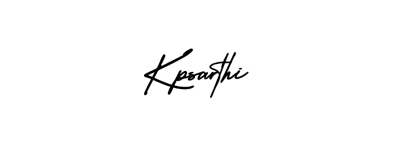 It looks lik you need a new signature style for name Kpsarthi. Design unique handwritten (AmerikaSignatureDemo-Regular) signature with our free signature maker in just a few clicks. Kpsarthi signature style 3 images and pictures png
