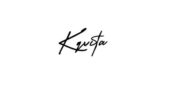 Create a beautiful signature design for name Kqvita. With this signature (AmerikaSignatureDemo-Regular) fonts, you can make a handwritten signature for free. Kqvita signature style 3 images and pictures png