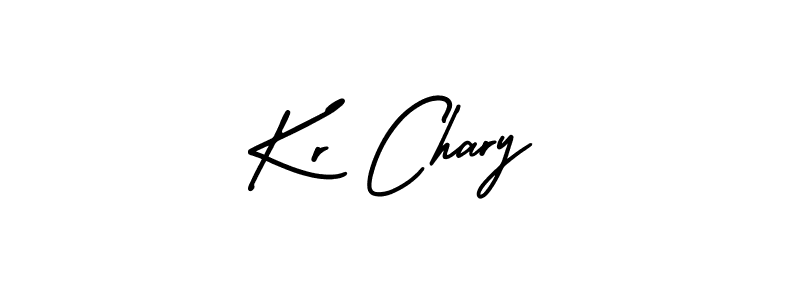 if you are searching for the best signature style for your name Kr Chary. so please give up your signature search. here we have designed multiple signature styles  using AmerikaSignatureDemo-Regular. Kr Chary signature style 3 images and pictures png