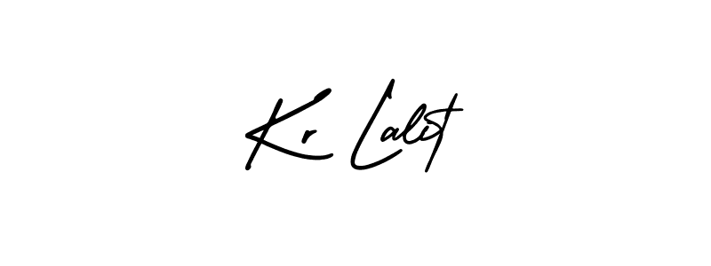 AmerikaSignatureDemo-Regular is a professional signature style that is perfect for those who want to add a touch of class to their signature. It is also a great choice for those who want to make their signature more unique. Get Kr Lalit name to fancy signature for free. Kr Lalit signature style 3 images and pictures png