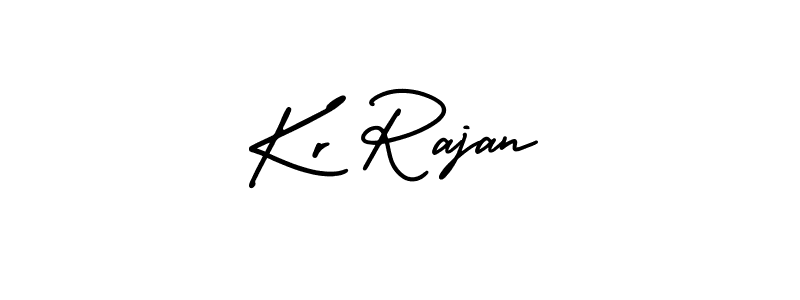 Similarly AmerikaSignatureDemo-Regular is the best handwritten signature design. Signature creator online .You can use it as an online autograph creator for name Kr Rajan. Kr Rajan signature style 3 images and pictures png