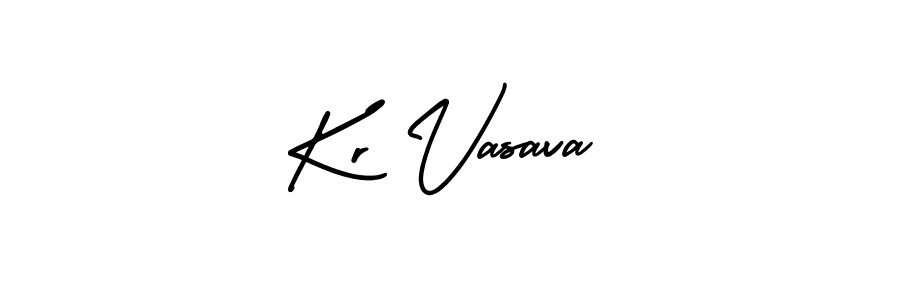 You should practise on your own different ways (AmerikaSignatureDemo-Regular) to write your name (Kr Vasava) in signature. don't let someone else do it for you. Kr Vasava signature style 3 images and pictures png