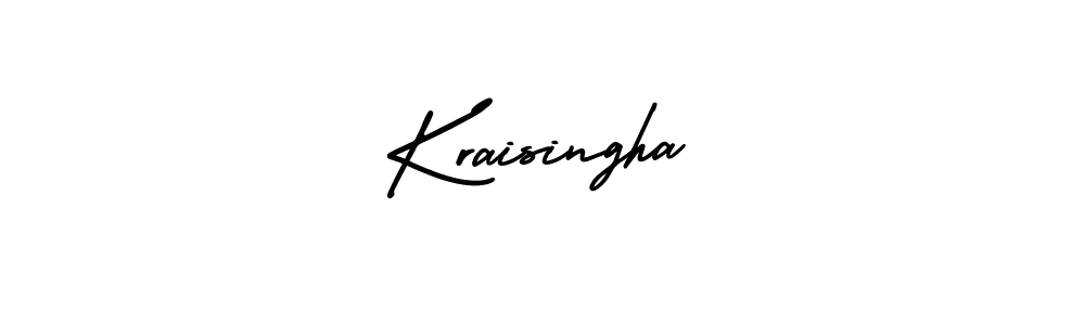 It looks lik you need a new signature style for name Kraisingha. Design unique handwritten (AmerikaSignatureDemo-Regular) signature with our free signature maker in just a few clicks. Kraisingha signature style 3 images and pictures png