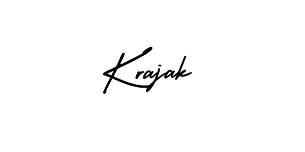 Make a beautiful signature design for name Krajak. With this signature (AmerikaSignatureDemo-Regular) style, you can create a handwritten signature for free. Krajak signature style 3 images and pictures png