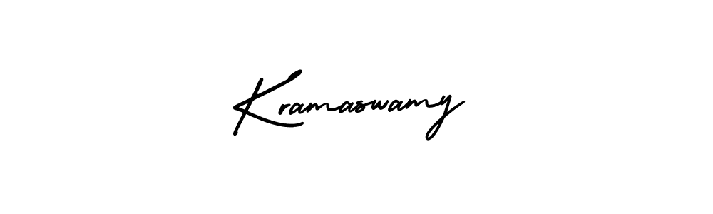 Make a beautiful signature design for name Kramaswamy. Use this online signature maker to create a handwritten signature for free. Kramaswamy signature style 3 images and pictures png