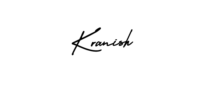 How to Draw Kranish signature style? AmerikaSignatureDemo-Regular is a latest design signature styles for name Kranish. Kranish signature style 3 images and pictures png