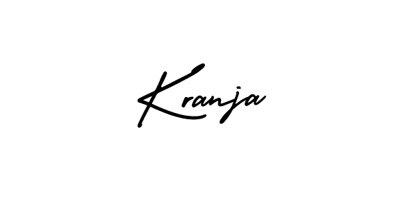 The best way (AmerikaSignatureDemo-Regular) to make a short signature is to pick only two or three words in your name. The name Kranja include a total of six letters. For converting this name. Kranja signature style 3 images and pictures png