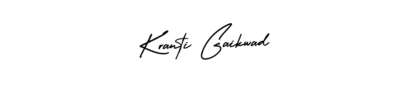 How to Draw Kranti Gaikwad signature style? AmerikaSignatureDemo-Regular is a latest design signature styles for name Kranti Gaikwad. Kranti Gaikwad signature style 3 images and pictures png