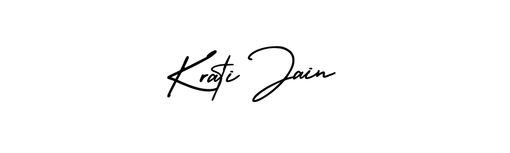 Also we have Krati Jain name is the best signature style. Create professional handwritten signature collection using AmerikaSignatureDemo-Regular autograph style. Krati Jain signature style 3 images and pictures png