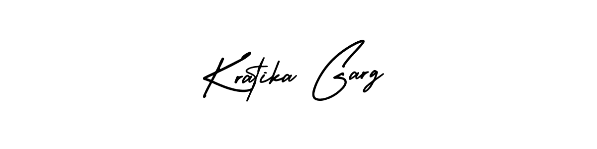 Kratika Garg stylish signature style. Best Handwritten Sign (AmerikaSignatureDemo-Regular) for my name. Handwritten Signature Collection Ideas for my name Kratika Garg. Kratika Garg signature style 3 images and pictures png