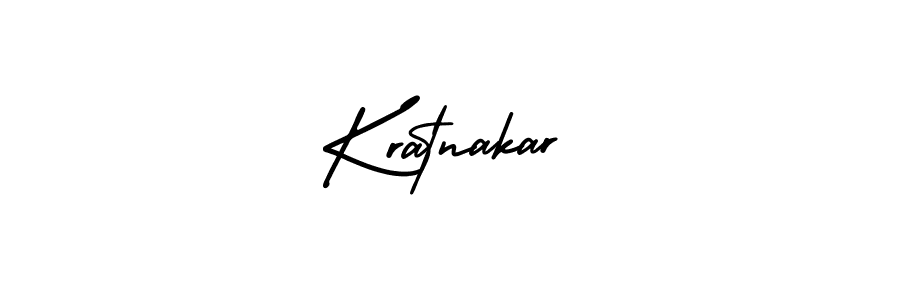 How to make Kratnakar signature? AmerikaSignatureDemo-Regular is a professional autograph style. Create handwritten signature for Kratnakar name. Kratnakar signature style 3 images and pictures png