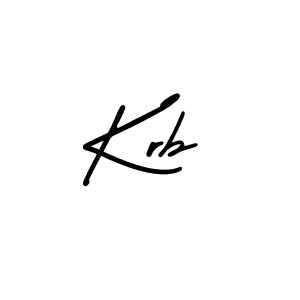 Similarly AmerikaSignatureDemo-Regular is the best handwritten signature design. Signature creator online .You can use it as an online autograph creator for name Krb. Krb signature style 3 images and pictures png