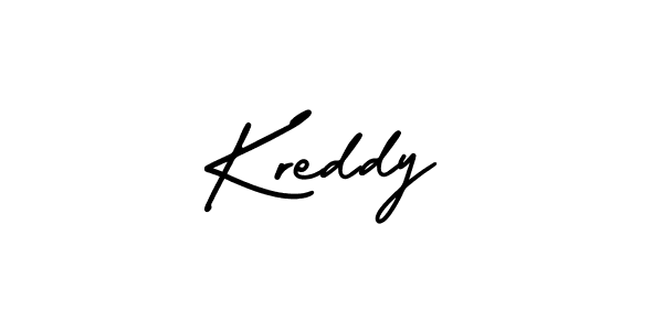 It looks lik you need a new signature style for name Kreddy. Design unique handwritten (AmerikaSignatureDemo-Regular) signature with our free signature maker in just a few clicks. Kreddy signature style 3 images and pictures png