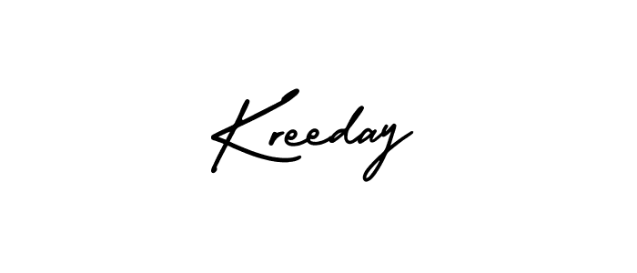 AmerikaSignatureDemo-Regular is a professional signature style that is perfect for those who want to add a touch of class to their signature. It is also a great choice for those who want to make their signature more unique. Get Kreeday name to fancy signature for free. Kreeday signature style 3 images and pictures png