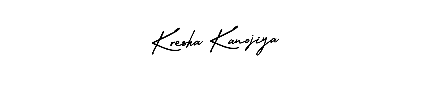 Make a short Kresha Kanojiya signature style. Manage your documents anywhere anytime using AmerikaSignatureDemo-Regular. Create and add eSignatures, submit forms, share and send files easily. Kresha Kanojiya signature style 3 images and pictures png