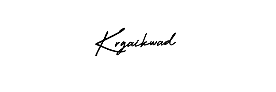Make a beautiful signature design for name Krgaikwad. With this signature (AmerikaSignatureDemo-Regular) style, you can create a handwritten signature for free. Krgaikwad signature style 3 images and pictures png