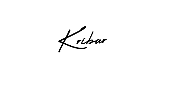 Make a beautiful signature design for name Kribar. With this signature (AmerikaSignatureDemo-Regular) style, you can create a handwritten signature for free. Kribar signature style 3 images and pictures png