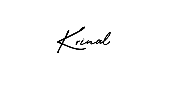 Also we have Krinal name is the best signature style. Create professional handwritten signature collection using AmerikaSignatureDemo-Regular autograph style. Krinal signature style 3 images and pictures png