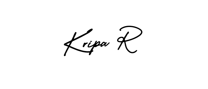 This is the best signature style for the Kripa R name. Also you like these signature font (AmerikaSignatureDemo-Regular). Mix name signature. Kripa R signature style 3 images and pictures png