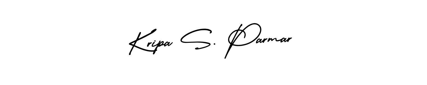 Similarly AmerikaSignatureDemo-Regular is the best handwritten signature design. Signature creator online .You can use it as an online autograph creator for name Kripa S. Parmar. Kripa S. Parmar signature style 3 images and pictures png