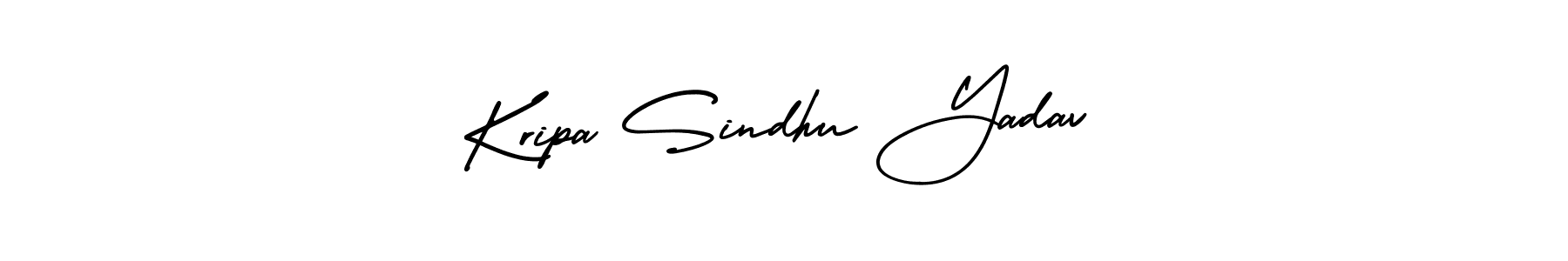 Create a beautiful signature design for name Kripa Sindhu Yadav. With this signature (AmerikaSignatureDemo-Regular) fonts, you can make a handwritten signature for free. Kripa Sindhu Yadav signature style 3 images and pictures png