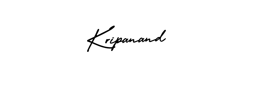 Design your own signature with our free online signature maker. With this signature software, you can create a handwritten (AmerikaSignatureDemo-Regular) signature for name Kripanand. Kripanand signature style 3 images and pictures png
