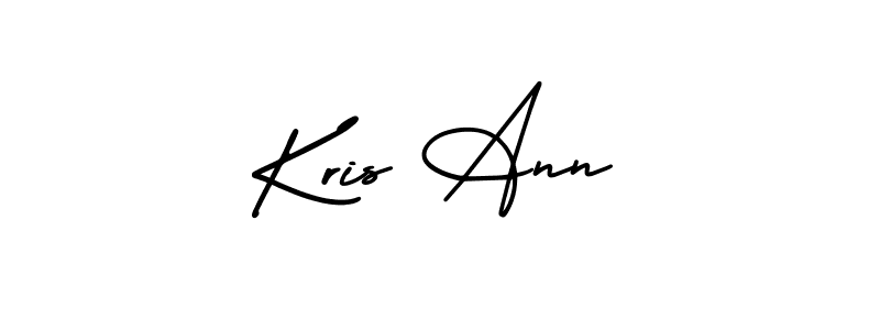 Create a beautiful signature design for name Kris Ann. With this signature (AmerikaSignatureDemo-Regular) fonts, you can make a handwritten signature for free. Kris Ann signature style 3 images and pictures png