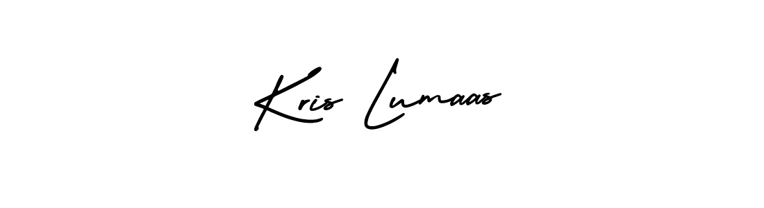 It looks lik you need a new signature style for name Kris Lumaas. Design unique handwritten (AmerikaSignatureDemo-Regular) signature with our free signature maker in just a few clicks. Kris Lumaas signature style 3 images and pictures png