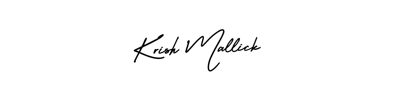 AmerikaSignatureDemo-Regular is a professional signature style that is perfect for those who want to add a touch of class to their signature. It is also a great choice for those who want to make their signature more unique. Get Krish Mallick name to fancy signature for free. Krish Mallick signature style 3 images and pictures png