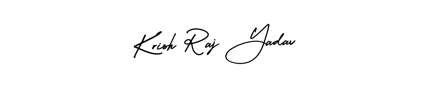 Also we have Krish Raj Yadav name is the best signature style. Create professional handwritten signature collection using AmerikaSignatureDemo-Regular autograph style. Krish Raj Yadav signature style 3 images and pictures png