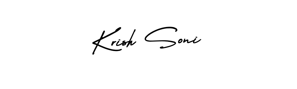 Check out images of Autograph of Krish Soni name. Actor Krish Soni Signature Style. AmerikaSignatureDemo-Regular is a professional sign style online. Krish Soni signature style 3 images and pictures png