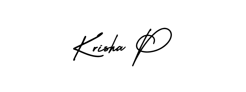 if you are searching for the best signature style for your name Krisha P. so please give up your signature search. here we have designed multiple signature styles  using AmerikaSignatureDemo-Regular. Krisha P signature style 3 images and pictures png