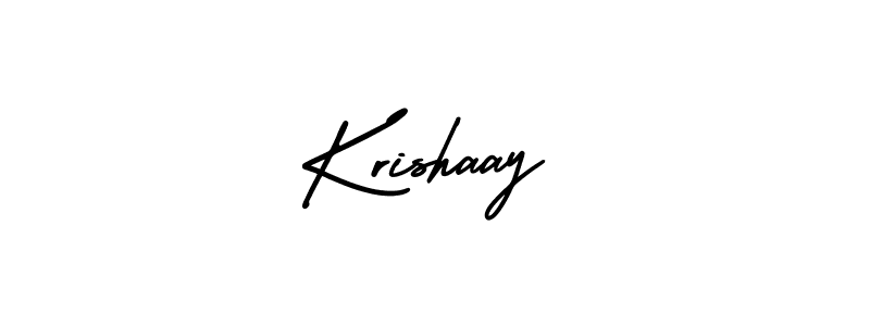 The best way (AmerikaSignatureDemo-Regular) to make a short signature is to pick only two or three words in your name. The name Krishaay include a total of six letters. For converting this name. Krishaay signature style 3 images and pictures png