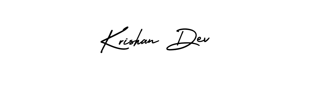 Krishan Dev stylish signature style. Best Handwritten Sign (AmerikaSignatureDemo-Regular) for my name. Handwritten Signature Collection Ideas for my name Krishan Dev. Krishan Dev signature style 3 images and pictures png