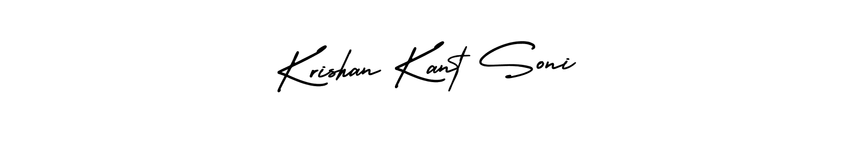 How to Draw Krishan Kant Soni signature style? AmerikaSignatureDemo-Regular is a latest design signature styles for name Krishan Kant Soni. Krishan Kant Soni signature style 3 images and pictures png