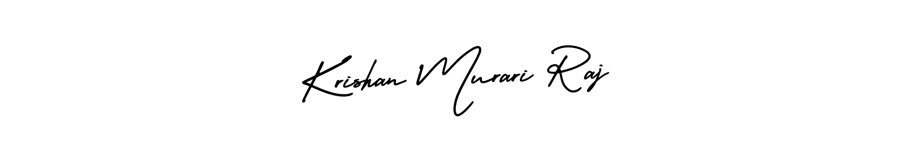 How to make Krishan Murari Raj name signature. Use AmerikaSignatureDemo-Regular style for creating short signs online. This is the latest handwritten sign. Krishan Murari Raj signature style 3 images and pictures png