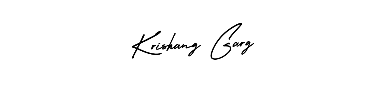 if you are searching for the best signature style for your name Krishang Garg. so please give up your signature search. here we have designed multiple signature styles  using AmerikaSignatureDemo-Regular. Krishang Garg signature style 3 images and pictures png