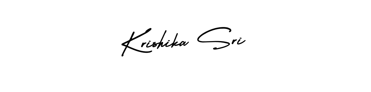 Design your own signature with our free online signature maker. With this signature software, you can create a handwritten (AmerikaSignatureDemo-Regular) signature for name Krishika Sri. Krishika Sri signature style 3 images and pictures png