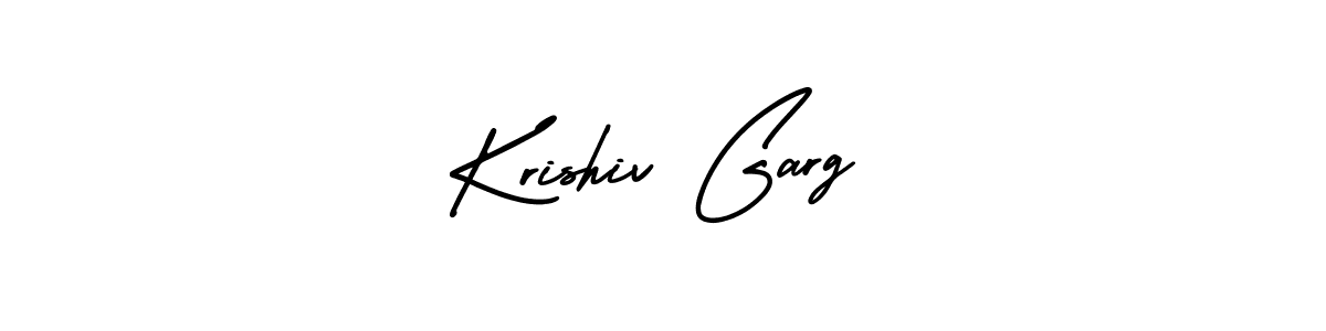 Use a signature maker to create a handwritten signature online. With this signature software, you can design (AmerikaSignatureDemo-Regular) your own signature for name Krishiv Garg. Krishiv Garg signature style 3 images and pictures png