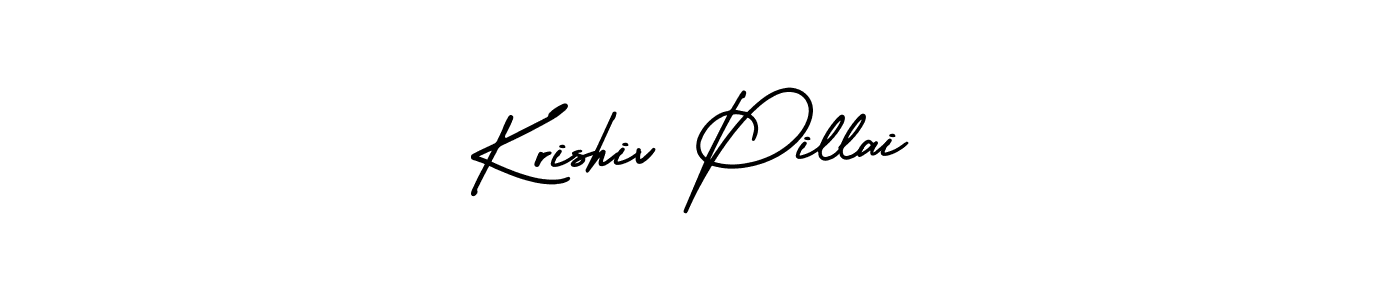 Best and Professional Signature Style for Krishiv Pillai. AmerikaSignatureDemo-Regular Best Signature Style Collection. Krishiv Pillai signature style 3 images and pictures png