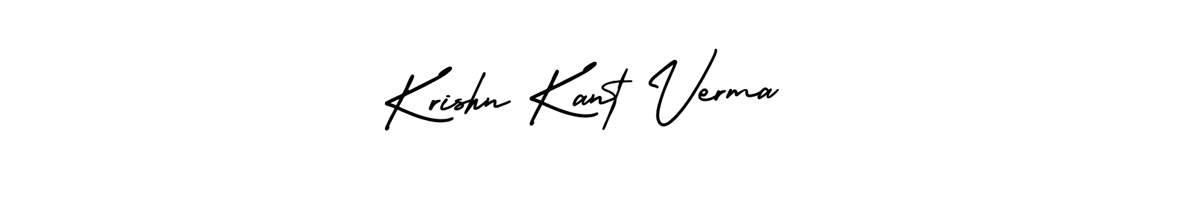 Make a beautiful signature design for name Krishn Kant Verma. Use this online signature maker to create a handwritten signature for free. Krishn Kant Verma signature style 3 images and pictures png
