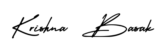 Enhance your business communications with Krishna  Basak signature in AmerikaSignatureDemo-Regular lettering. Clean, modern, and universally compatible. Krishna  Basak signature style 3 images and pictures png