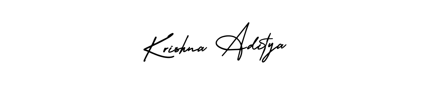 This is the best signature style for the Krishna Aditya name. Also you like these signature font (AmerikaSignatureDemo-Regular). Mix name signature. Krishna Aditya signature style 3 images and pictures png