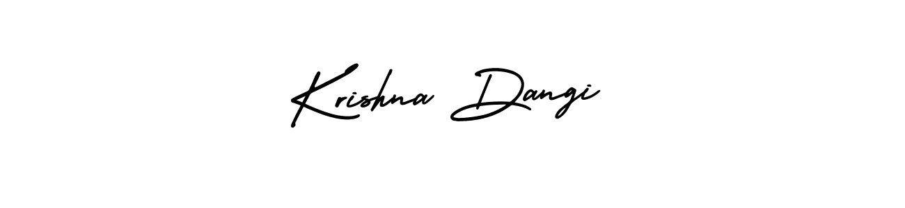 It looks lik you need a new signature style for name Krishna Dangi. Design unique handwritten (AmerikaSignatureDemo-Regular) signature with our free signature maker in just a few clicks. Krishna Dangi signature style 3 images and pictures png