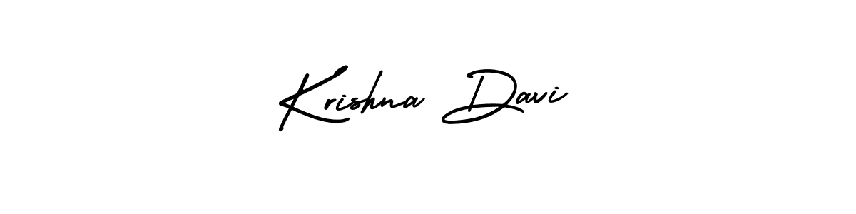 Also we have Krishna Davi name is the best signature style. Create professional handwritten signature collection using AmerikaSignatureDemo-Regular autograph style. Krishna Davi signature style 3 images and pictures png